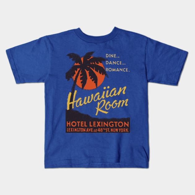 Hawaiian Room Kids T-Shirt by rjohnsto